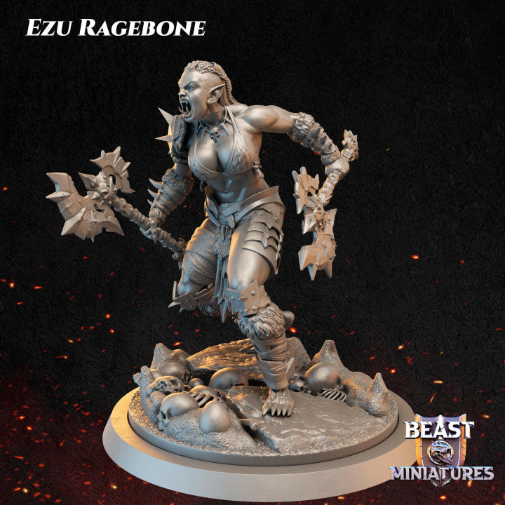 Ezu Ragebone by Beast Miniatures