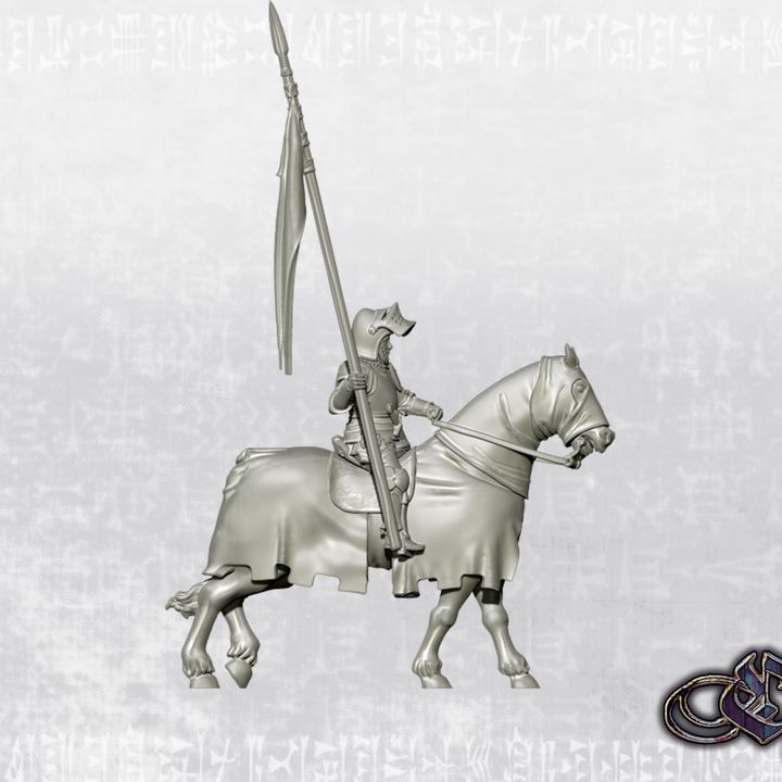 "Joan of Arc - on horse - Jeanne (2019)" by Ezipion miniatures