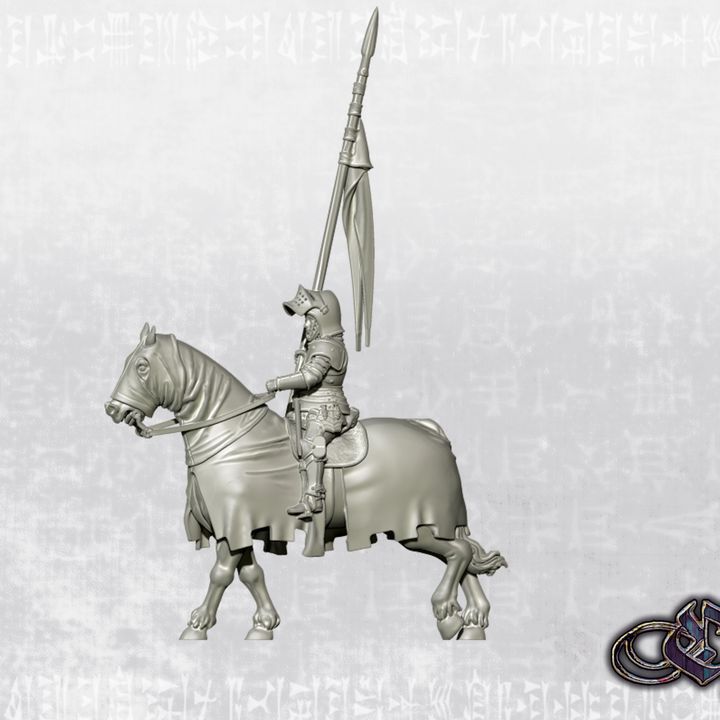 "Joan of Arc - on horse - Jeanne (2019)" by Ezipion miniatures