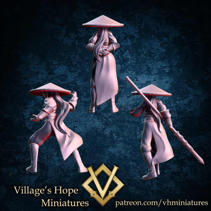 Conceal Wuxia Sect Guard Female by Village's Hope Miniatures