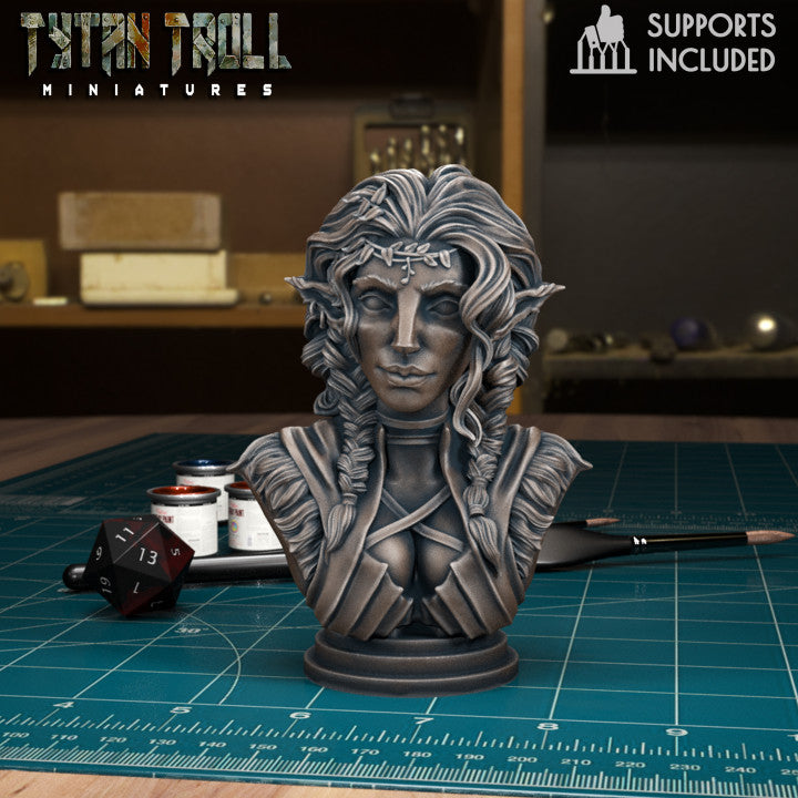 Lady Firbolg Bust by Tytan Troll Miniatures