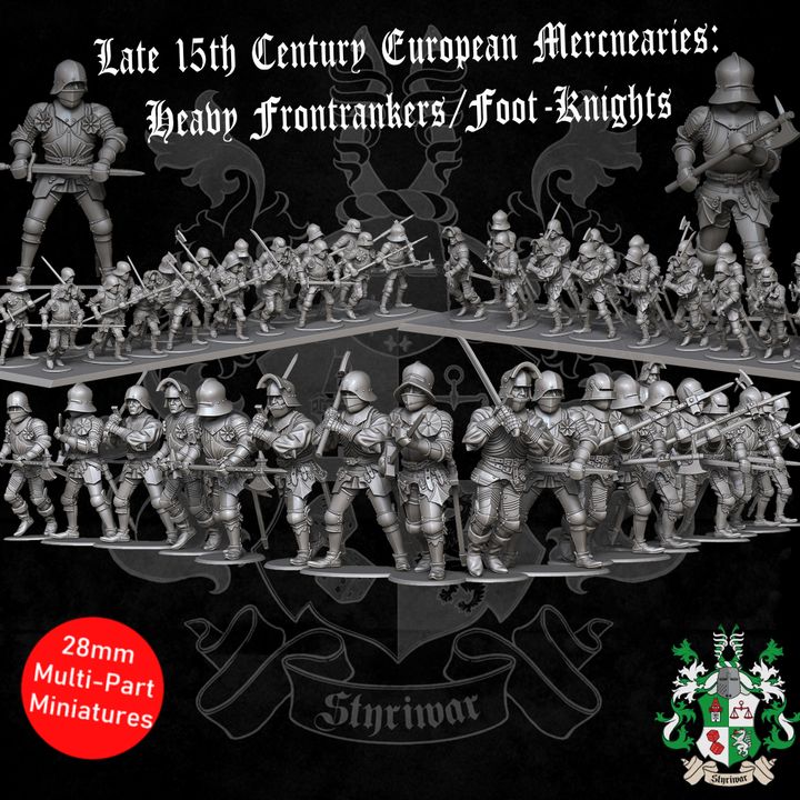 Late Medieval Heavy Frontrankers/Foot Knights