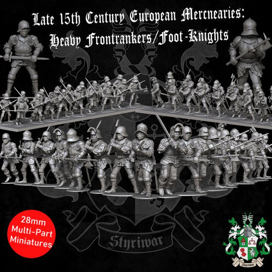 Late Medieval Heavy Frontrankers/Foot Knights