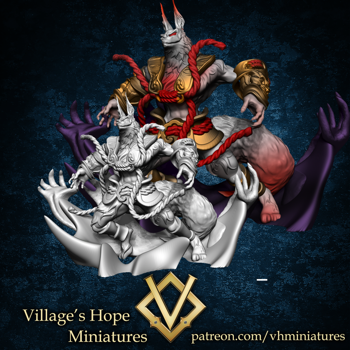 Shadow fox Demon by Village's Hope Miniatures