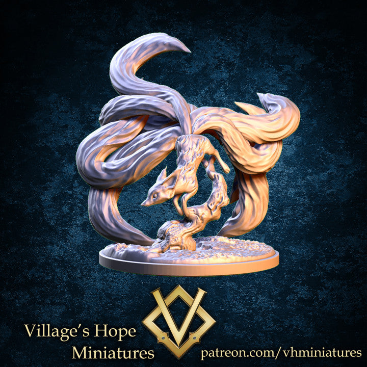 Nine Tails Fox / Tamamo No Mae Fox Body by Village's Hope Miniatures