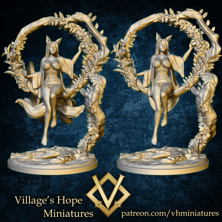 Sexy Guild Mate Series No.4 Nine Tail Fox by Village's Hope Miniatures