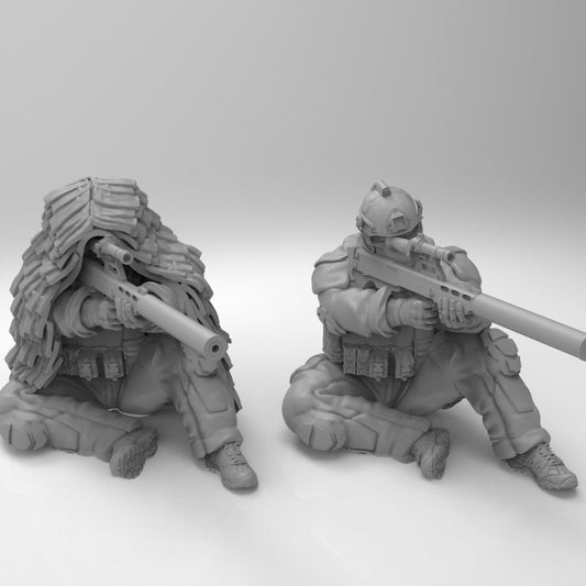 Wargames- FSB Alpha group Snipers by Turn Base Miniatures