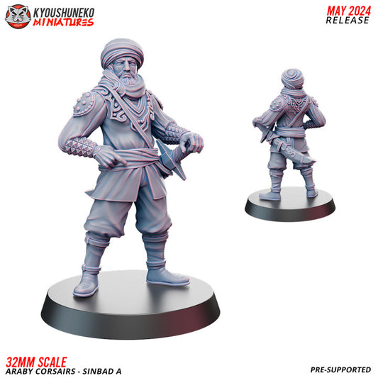 Araby Corsairs Sinbad A by Kyoushuneko Miniatures