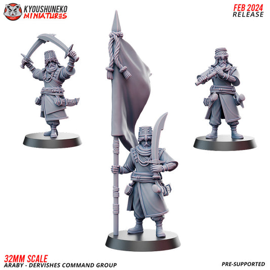 Araby Dervishes Command group by Kyoushuneko Miniatures