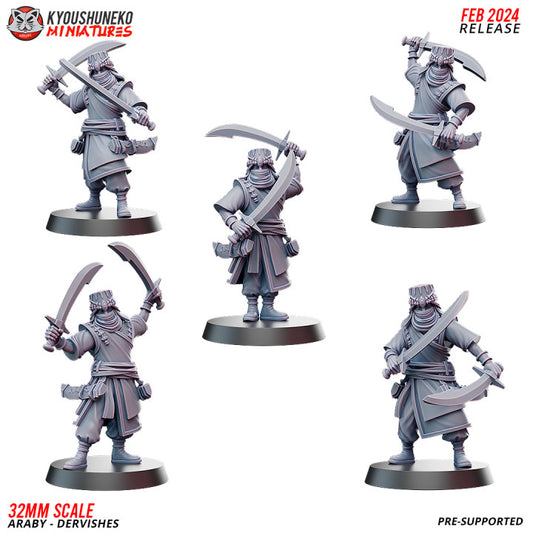 Araby Dervishes by Kyoushuneko Miniatures