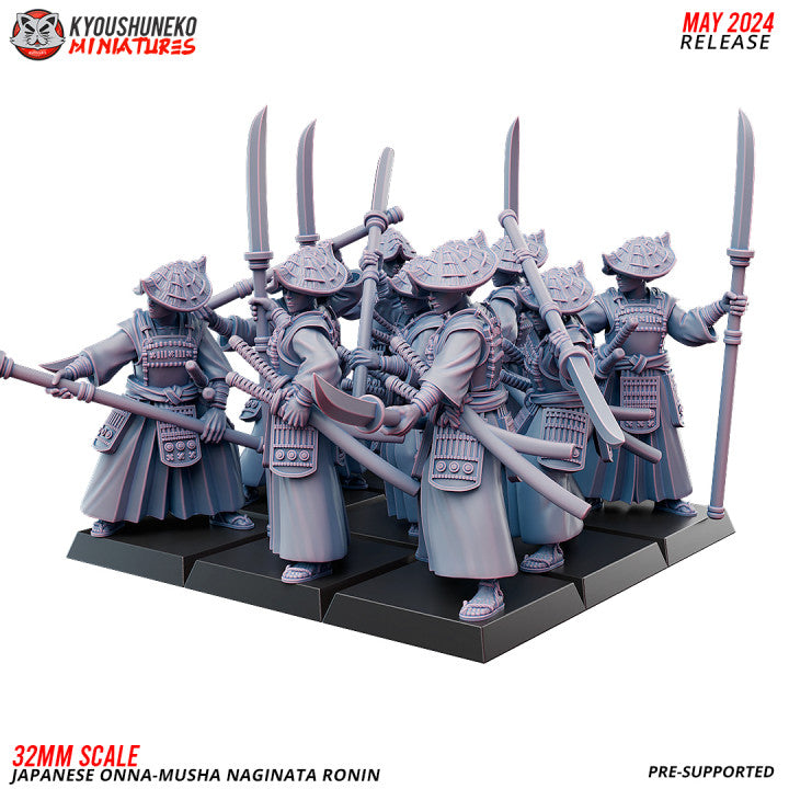 Japanese Onna Musha Naginata Ronin 2 by Kyoushuneko Miniatures