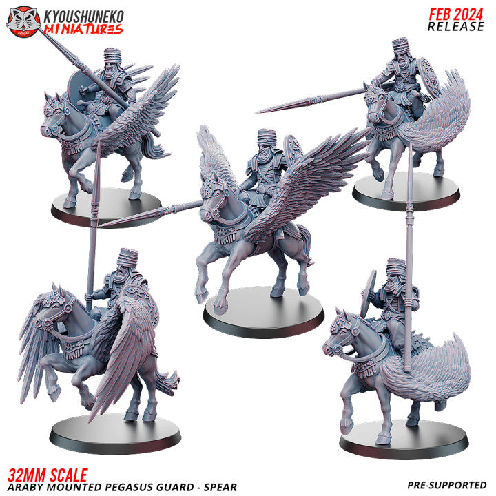 Araby Mounted Pegasus Guard Spear by Kyoushuneko Miniatures