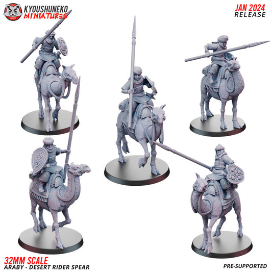 Araby Desert Rider Spear by Kyoushuneko Miniatures