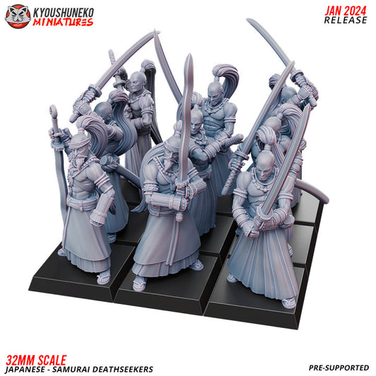 Japanese Elder Samurai Deathseekers 2 by Kyoushuneko Miniatures