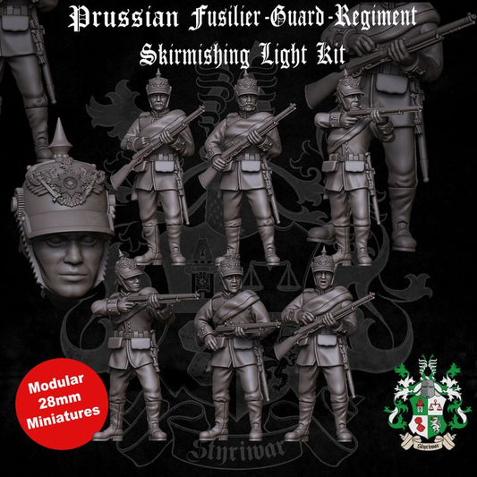 Prussian Guard-Fusilier-Regiment (Garde-Füsilier-Regiment) Skirmishing in Light Kit  by Styriwar