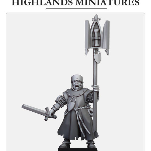 Gallia Cleric with Relic by Highlands Miniatures