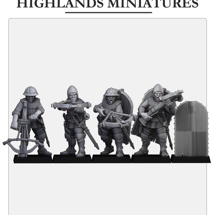 Gallia Shooters: Crossbowmen - Highlands Miniatures