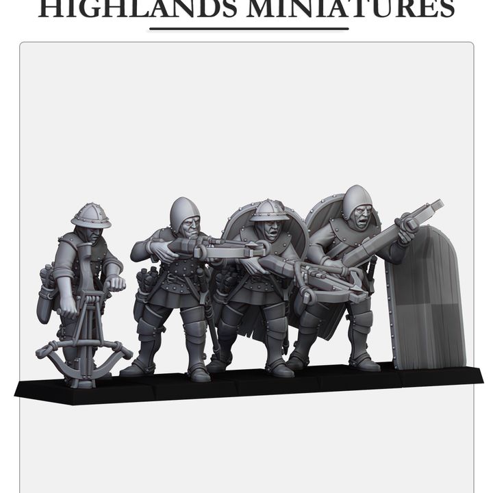 Gallia Shooters: Crossbowmen - Highlands Miniatures