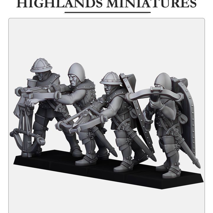 Gallia Shooters: Crossbowmen - Highlands Miniatures