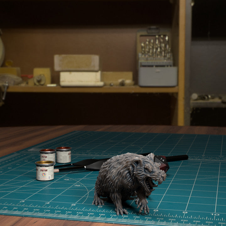 Giant Rat 02 by Tytan Troll Miniatures