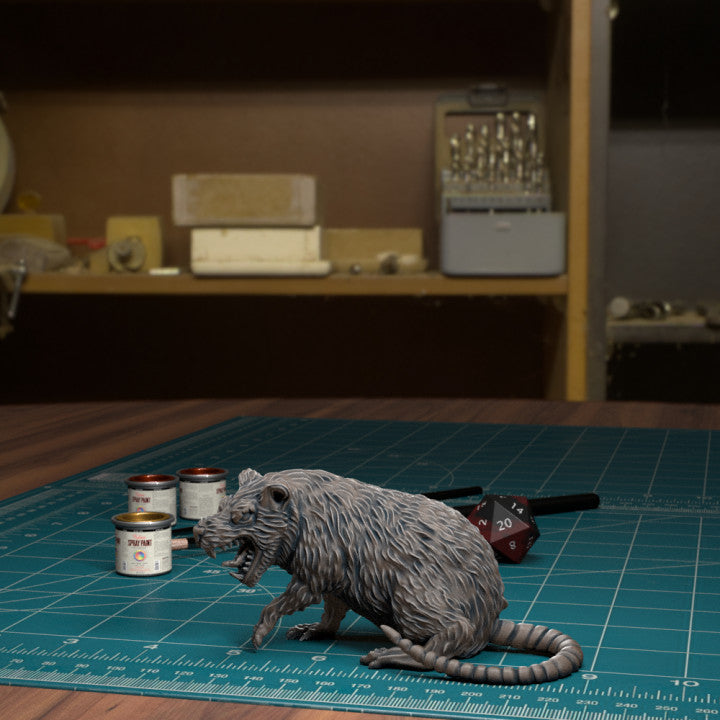 Giant Rat 02 by Tytan Troll Miniatures