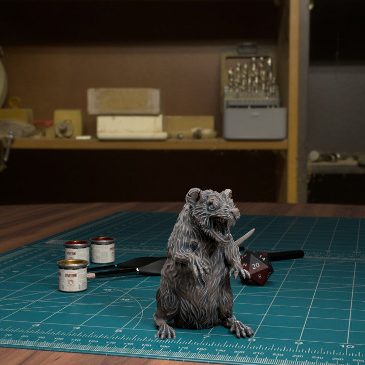 Giant Rat 03 by Tytan Troll Miniatures