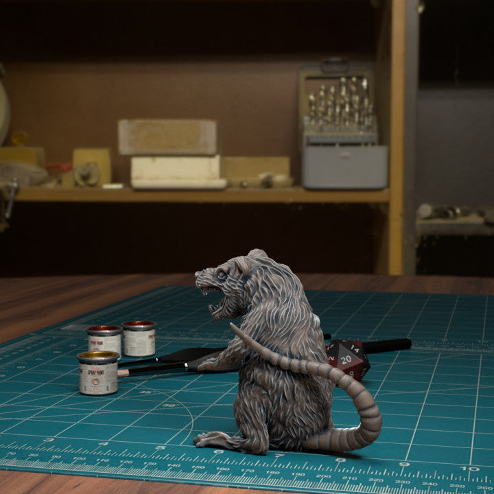 Giant Rat 03 by Tytan Troll Miniatures