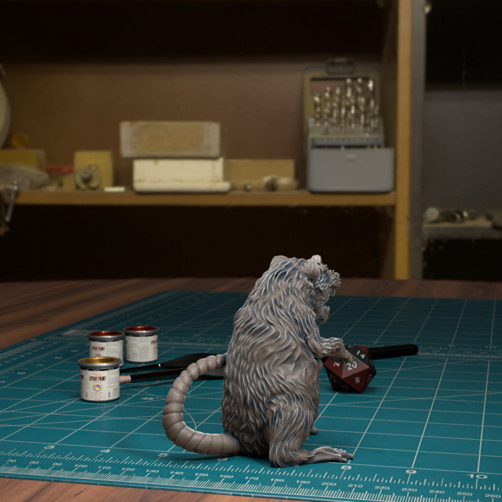 Giant Rat 03 by Tytan Troll Miniatures