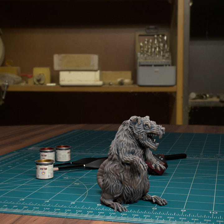 Giant Rat 03 by Tytan Troll Miniatures