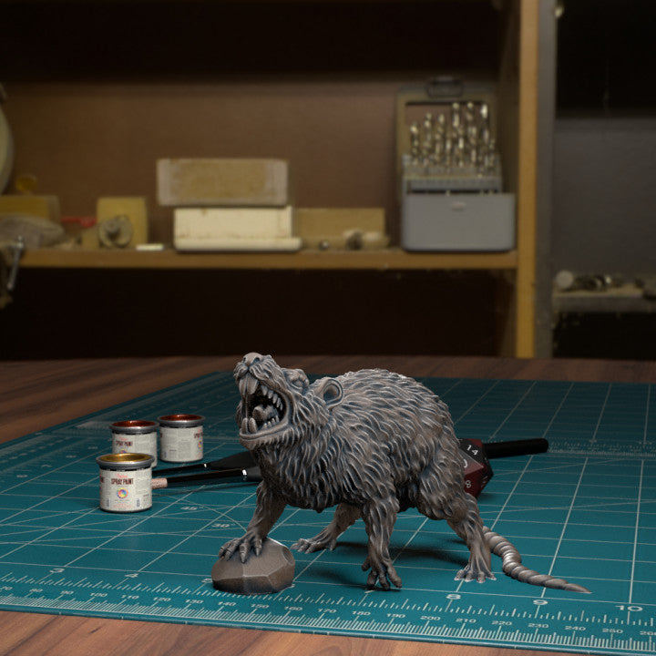 Giant Rat 04 by Tytan Troll Miniatures