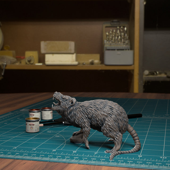 Giant Rat 04 by Tytan Troll Miniatures