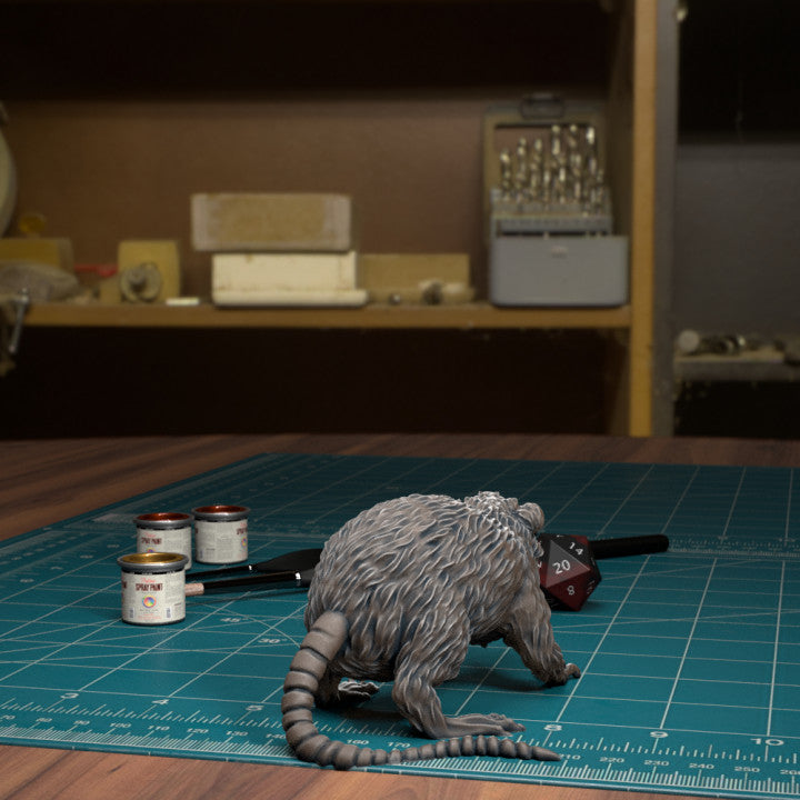 Giant Rat 05 by Tytan Troll Miniatures