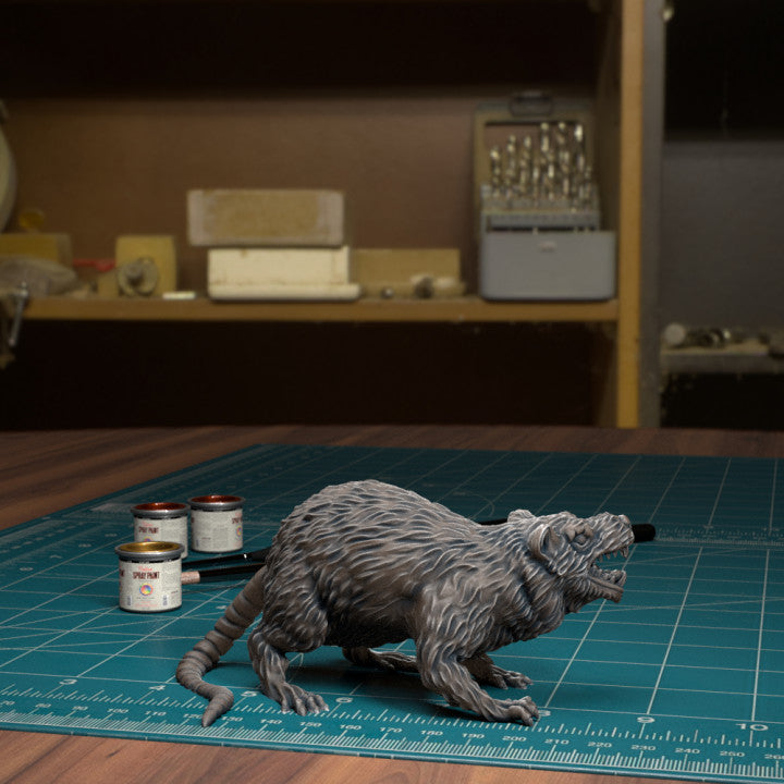 Giant Rat 05 by Tytan Troll Miniatures