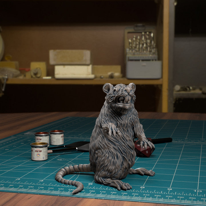 Giant Rat 06 by Tytan Troll Miniatures