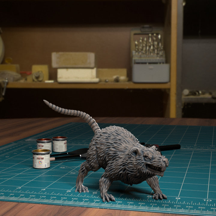 Giant Rat 08 by Tytan Troll Miniatures