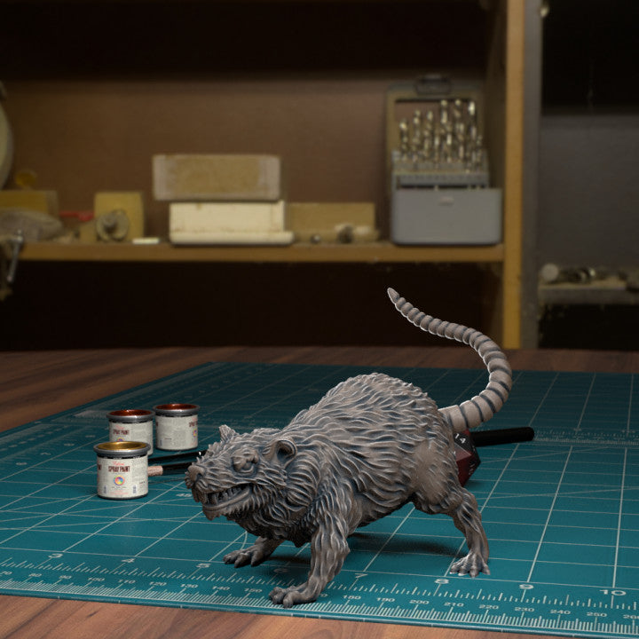 Giant Rat 08 by Tytan Troll Miniatures