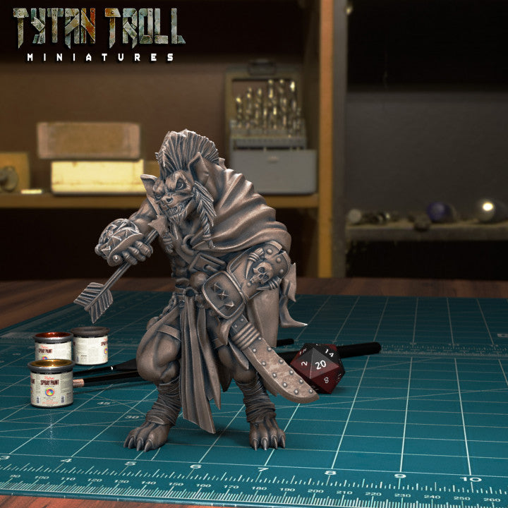 Gnoll Archer 02 by Tytan Troll Miniatures