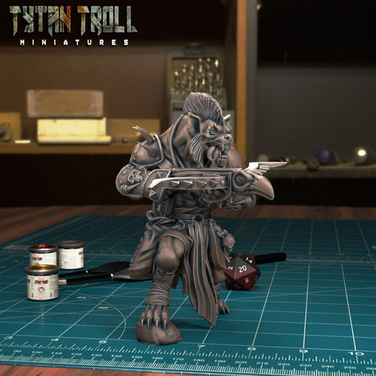 Gnoll Crossbow 02 by Tytan Troll Miniatures