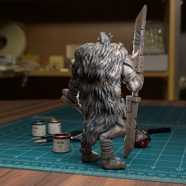 Gnoll Leader 01 by Tytan Troll Miniatures