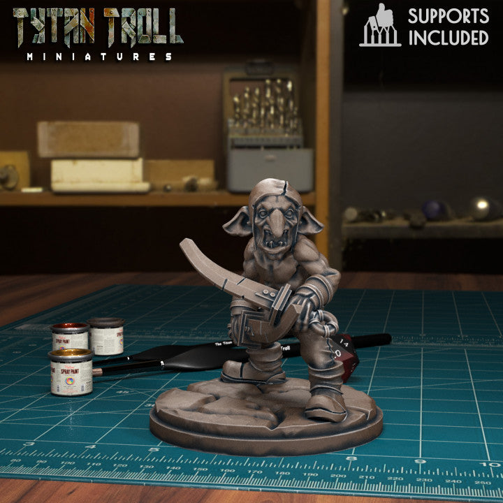 Goblin Attacking 03 by Tytan Troll Miniatures