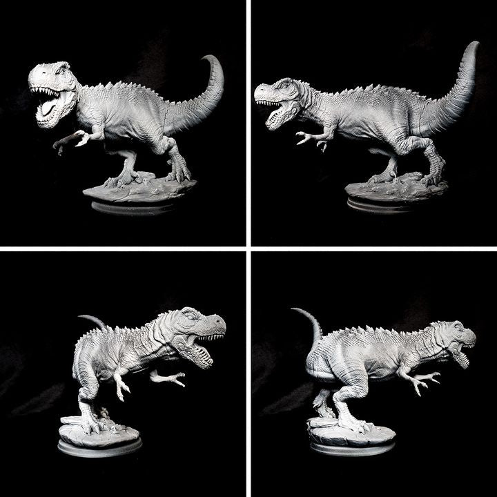 Kravos And Gorefang - Barbarian riging on T-Rex by Ronin Arts Workshop