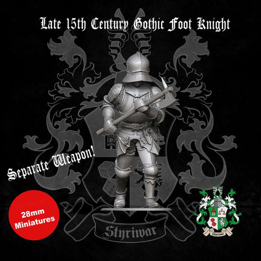 Late Medieval Gothic Foot Knight 3  by Styriwar