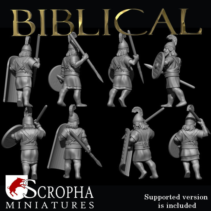 Assyrian auxiliary infantry by Scorpha Miniatures