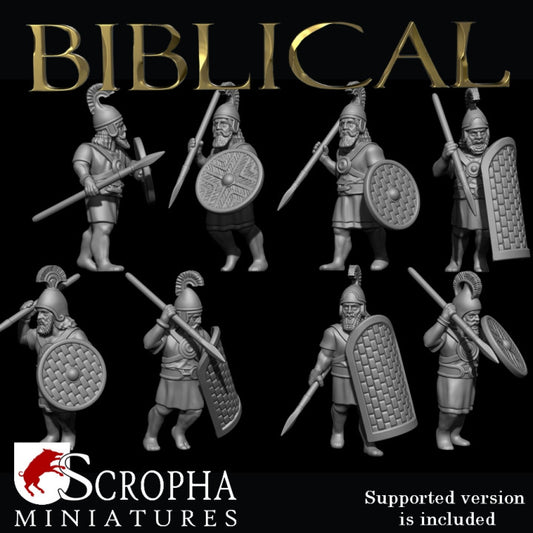 Assyrian auxiliary infantry by Scorpha Miniatures