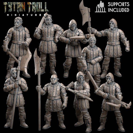 City Guard Bundle by Tytan Troll Miniatures