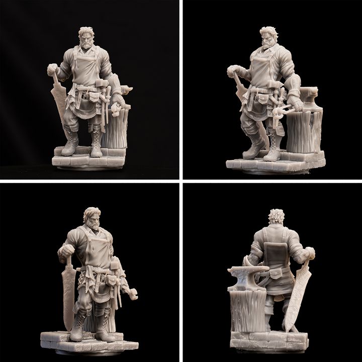 Gustave The Blacksmith by Ronin Arts Workshop