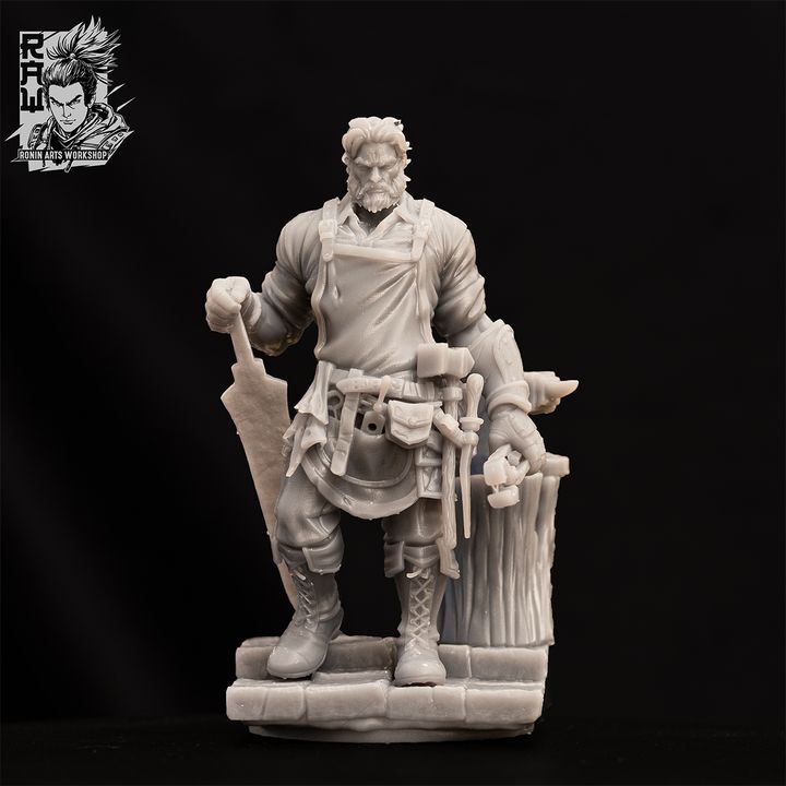 Gustave The Blacksmith by Ronin Arts Workshop