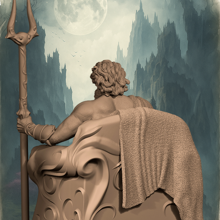 Hades on throne by LUCIUS3D