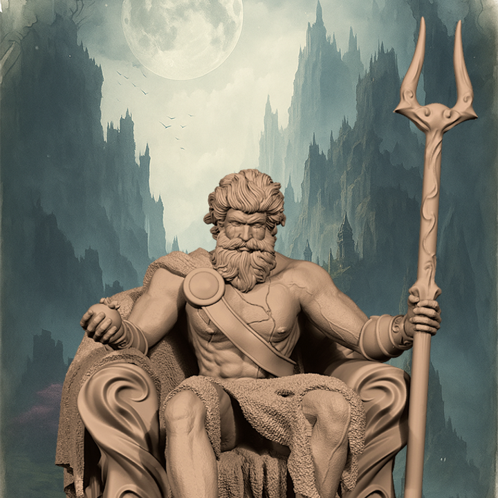 Hades on throne by LUCIUS3D