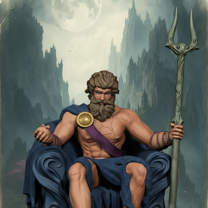 Hades on throne by LUCIUS3D